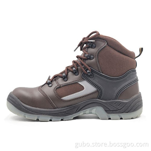 high ankle smashing resisitance safety shoes with tpu outsole
